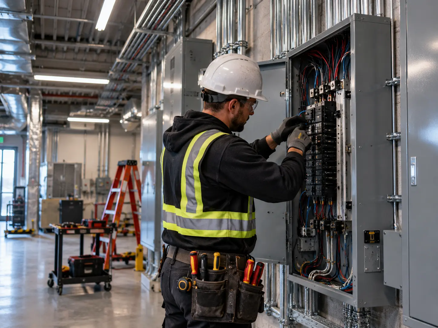 ESA-licensed commercial electrician Richmond Hill — electrical panel work